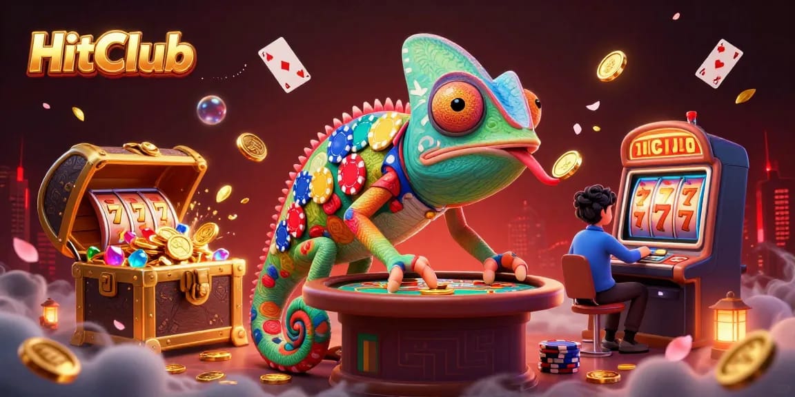 Experience the thrilling world of HitClub's online casino with dynamic gaming elements and vivid visuals.