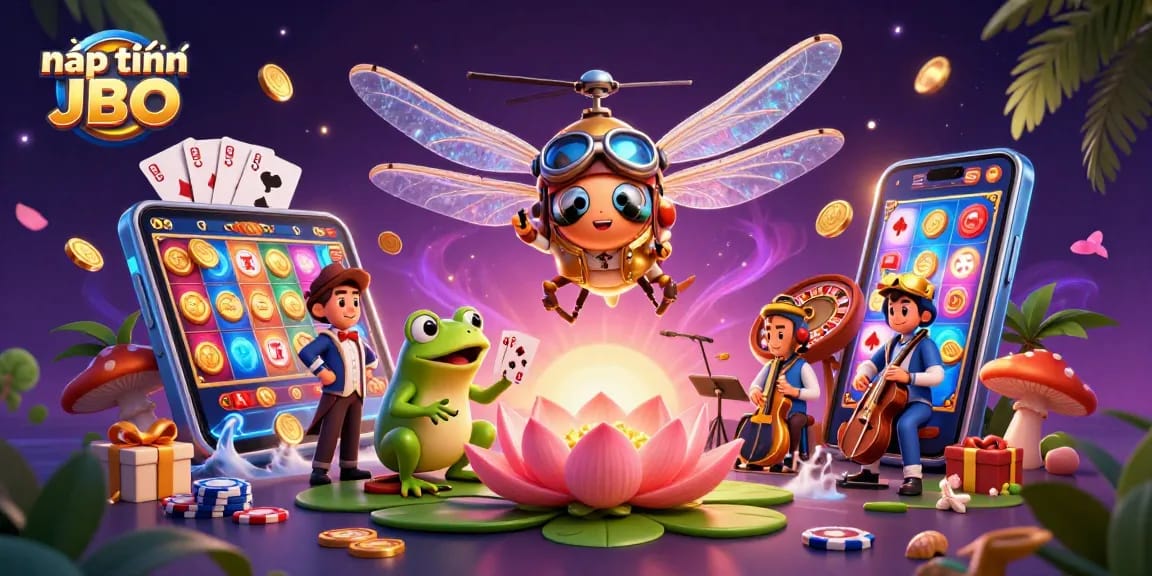 Nạp tiền JBO quickly and safely while winning at the cartoon lily pad casino