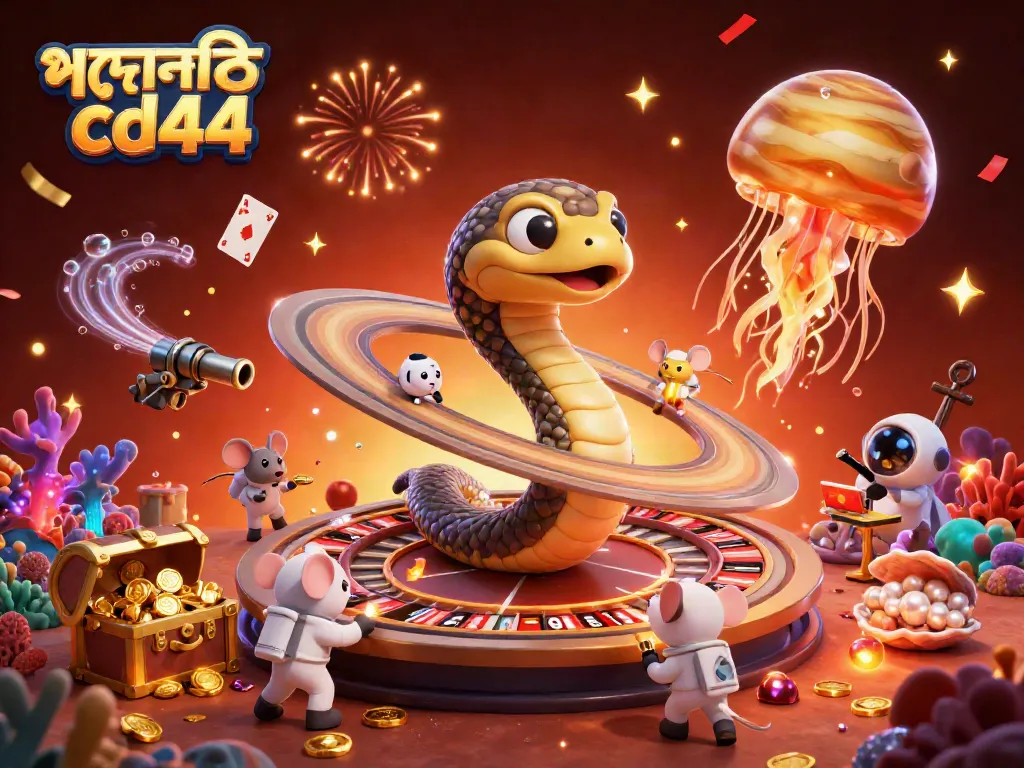 Experience the exciting cosmic world of পদোন্নতি cd44 as astronauts engage with casino elements.