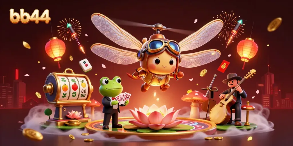 Engage with bb44 thrilling casino action featuring vibrant characters and exciting game elements.