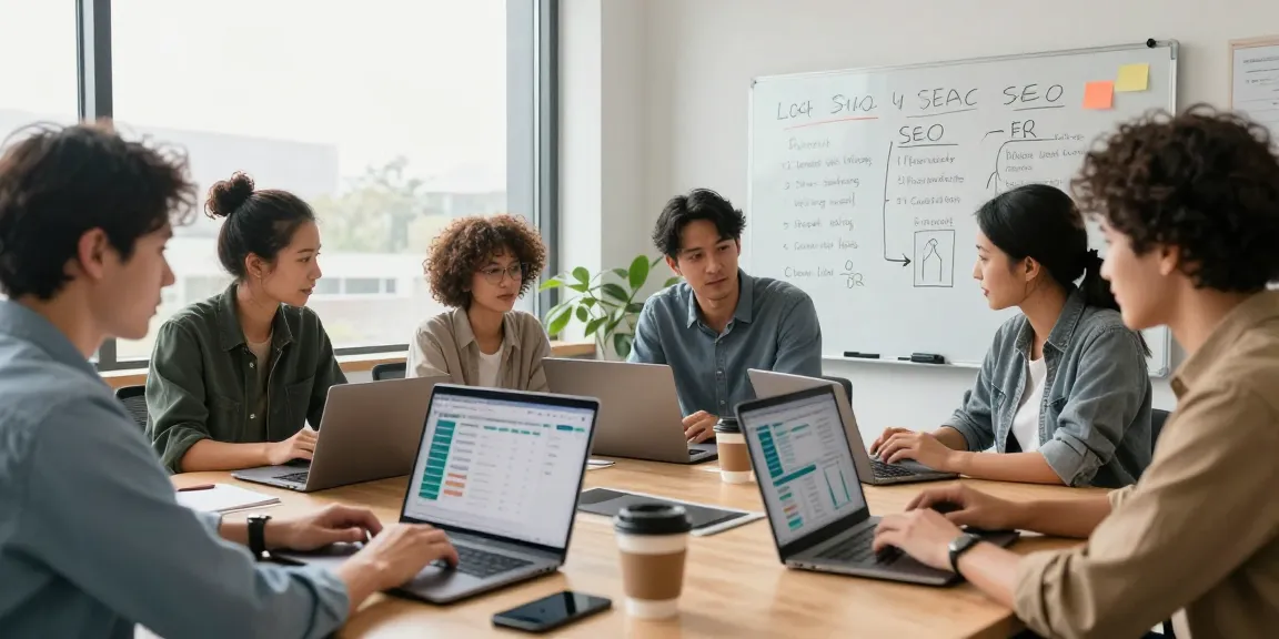 Colaboración en agencia seo local barcelona con estrategia de marketing digital y análisis de datos.