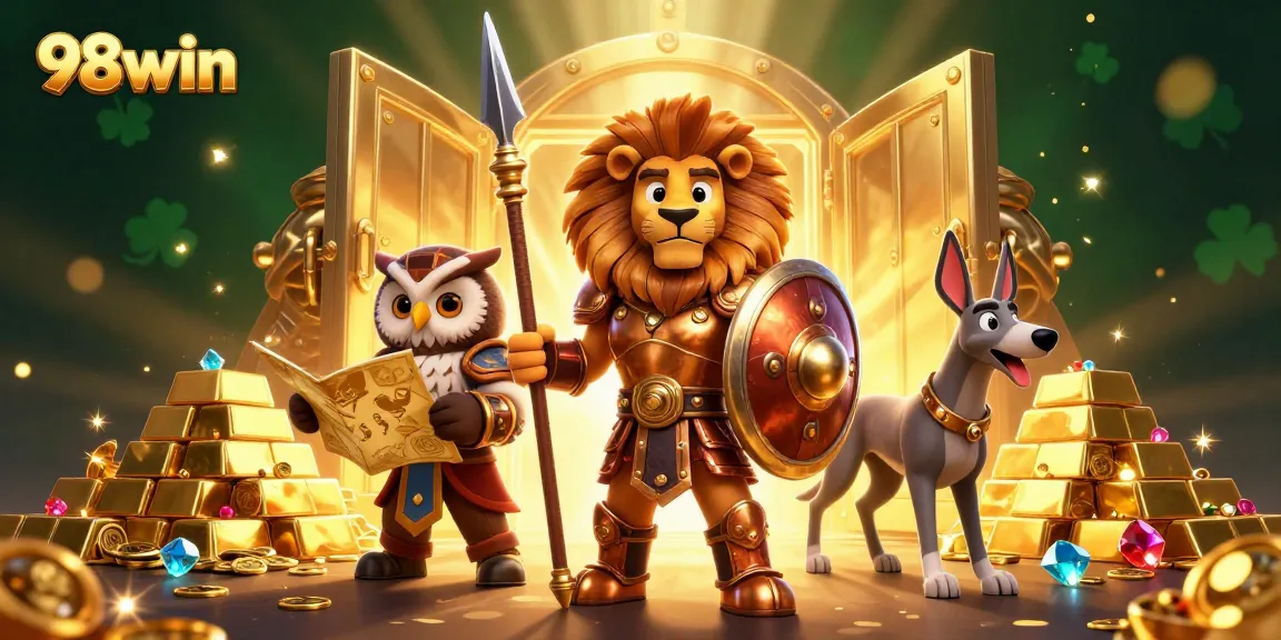Engage in thrilling gameplay at 98win, experiencing the excitement of jackpots and treasure