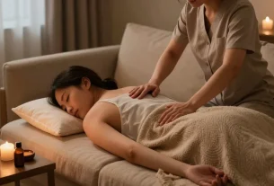 Experience premium 출장안마 in a cozy home setting with soothing ambiance.