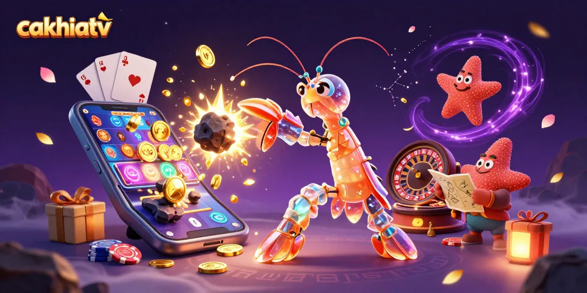 Engage in the thrilling world of cakhiatv with immersive slot games and vibrant gaming elements.