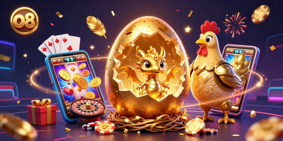 Experience winning strategies at o8 with a captivating golden dragon, poker chips, and dynamic gaming elements.
